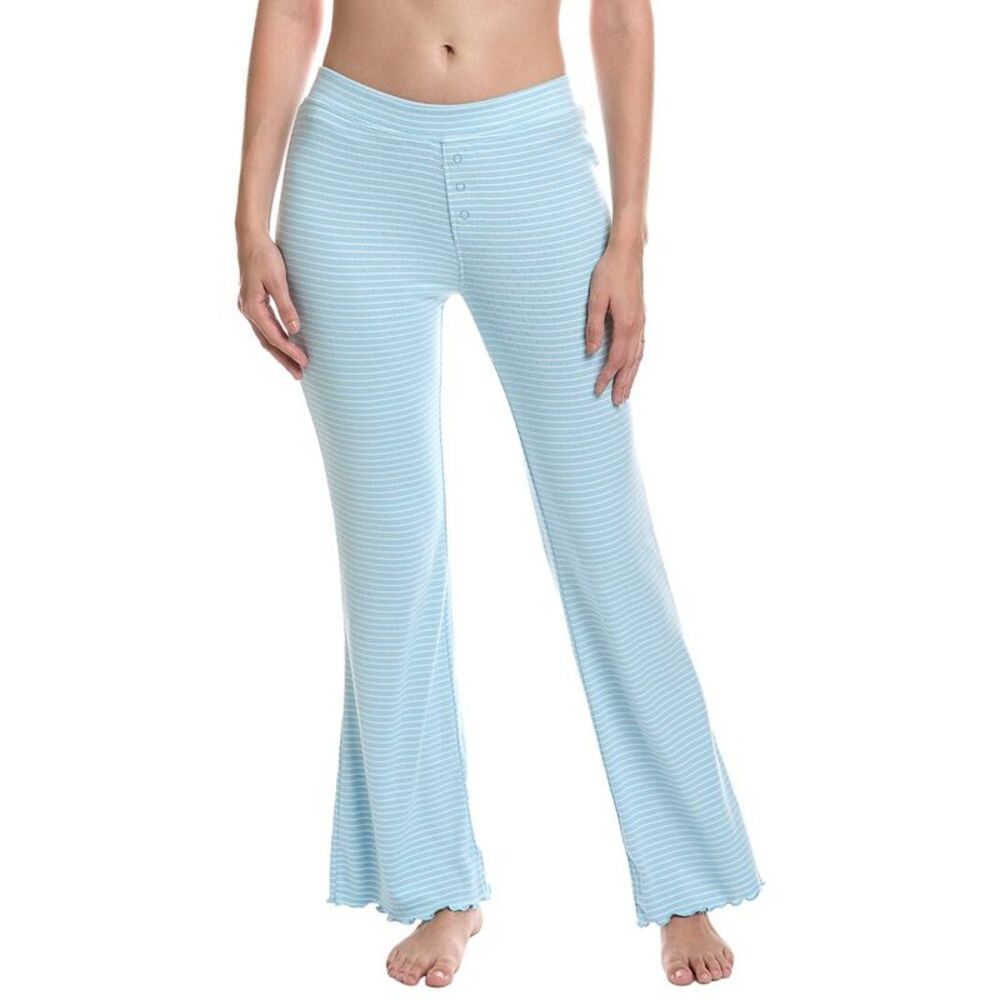 Pj Salvage Womens Sweet Stripes Pant, Blue